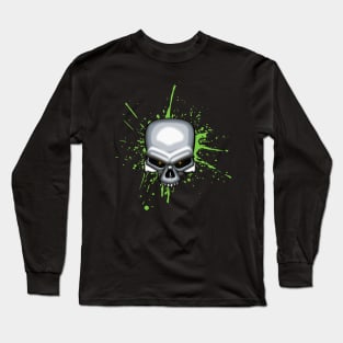 Chrome skull Long Sleeve T-Shirt